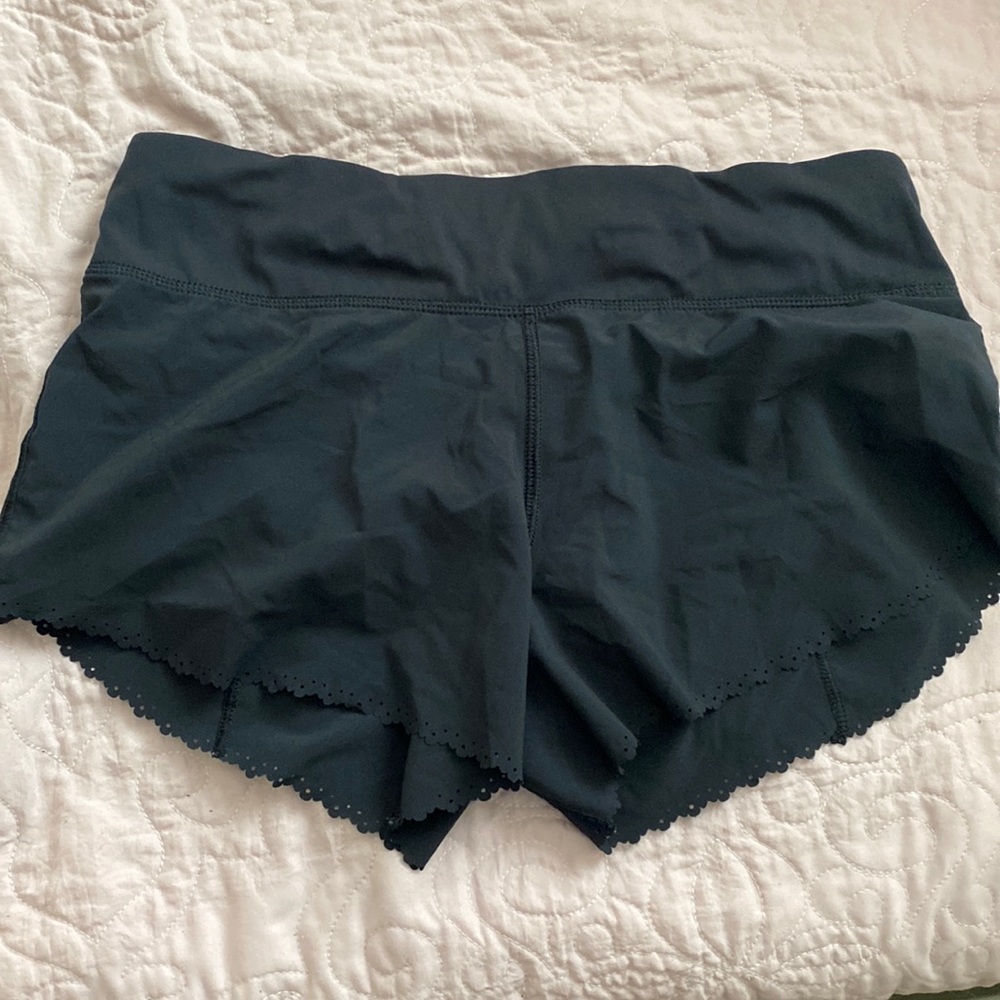 Lululemon Scalloped Running Shorts
